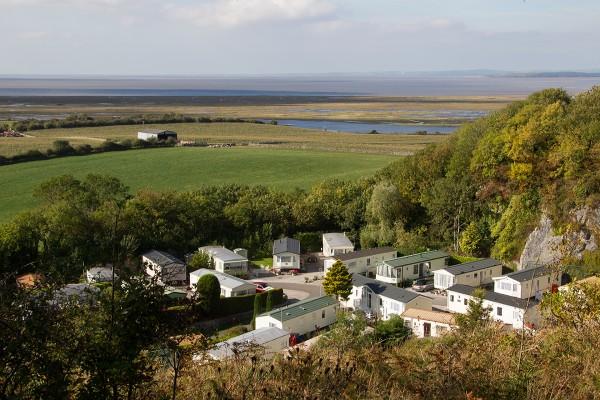 scout cragg holiday park aerial view