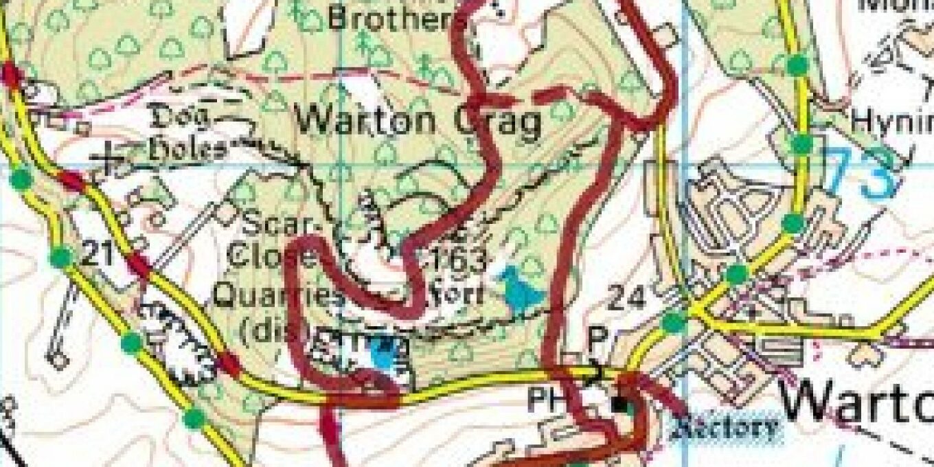 Map of Wharton