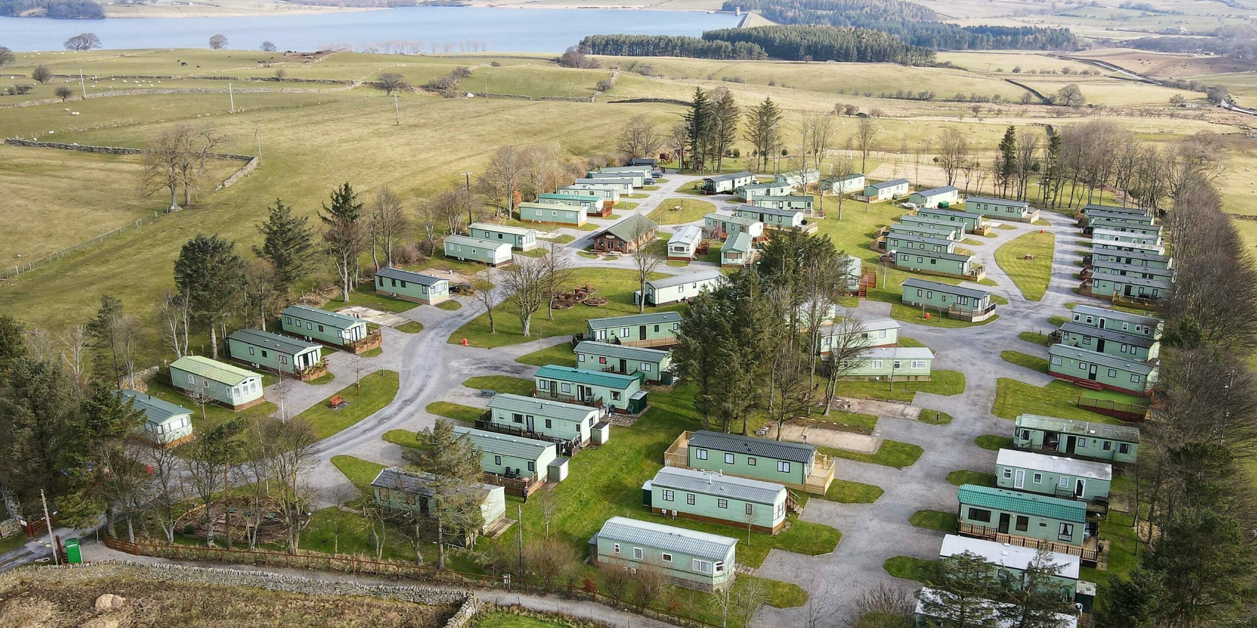 Aerial Shot of Village Green